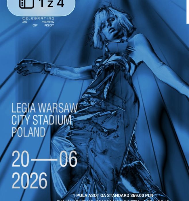 ASOT Warszawa 4 bilety 20.06.2026