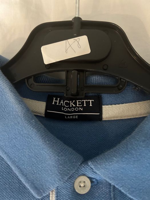 Polo Hackett London Original Azul (Tamanho L) – Estilo Clássico