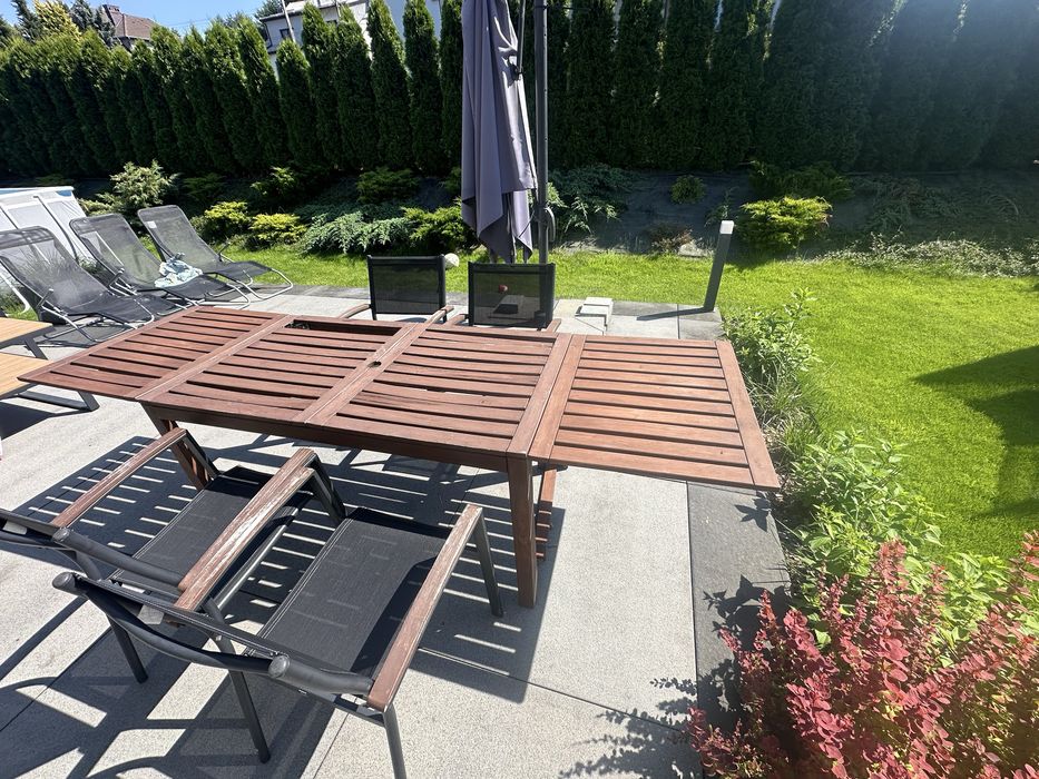 Stoł ogrodowy drewniany Ikea