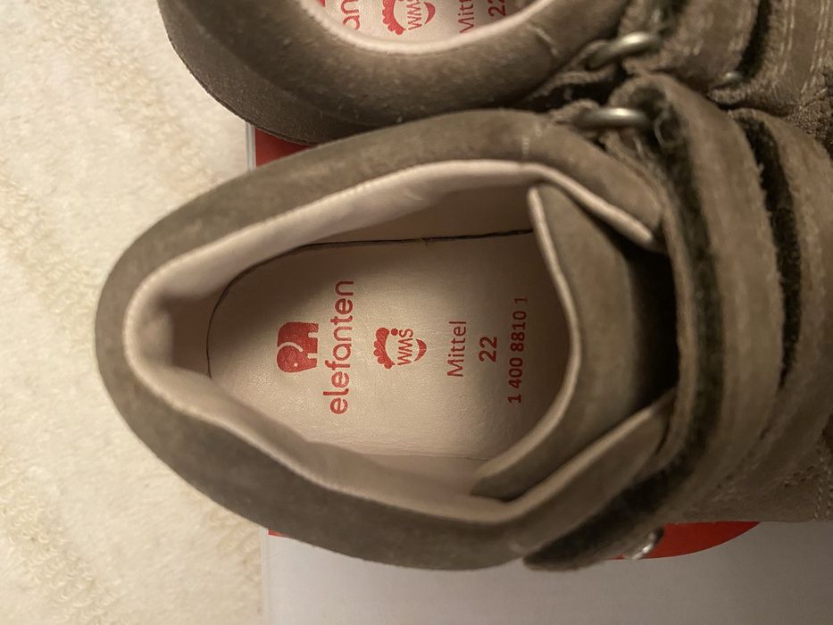Elefanten lulu loop mittel 22 półbuty skórzane sneakersy na rzepy