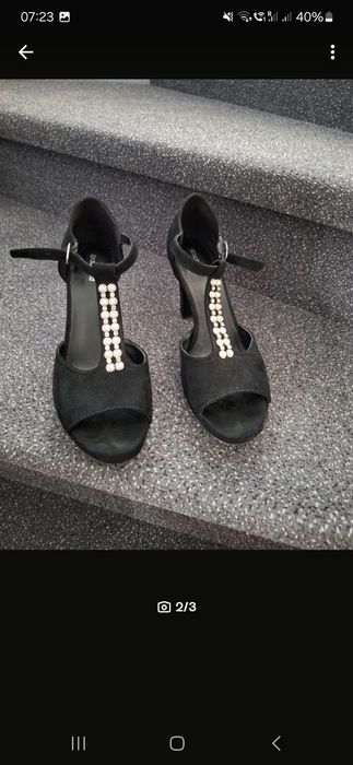 sandaly na obcasie buty na słupku