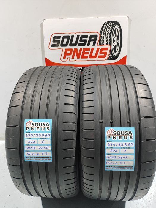 2 pneus semi novos good Year 275-35R20 Oferta dos portes
