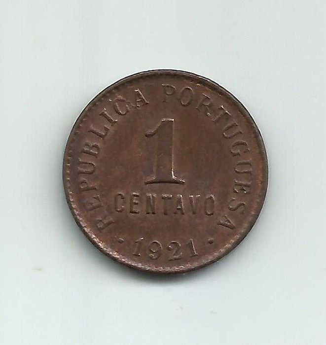 1 Portuguese Coin – 1 Centavo from 1921