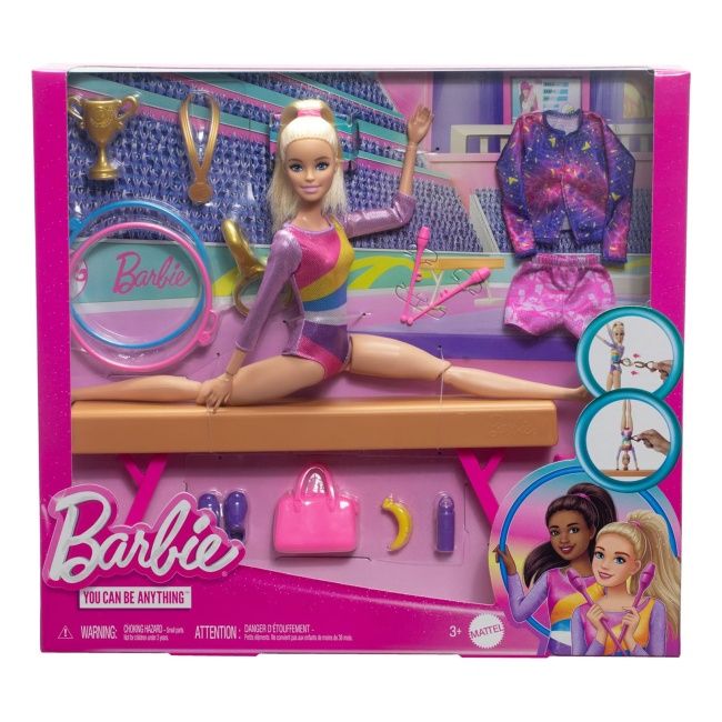 Лялька Барбі Barbie You can be Тренування з гімнастики барби гимнастка