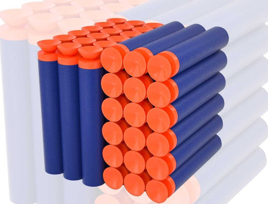 30шт. патрони с присосками для бластерів NERF стріли з липучками Нерф