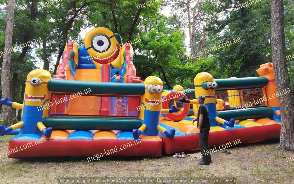 Надувний комплекс Посіпаки висота 4 метри