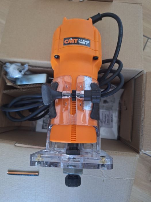 Frezarka krawędziowa CMT10 550W NOWA | Trymer do drewna | CMT Orange Tools