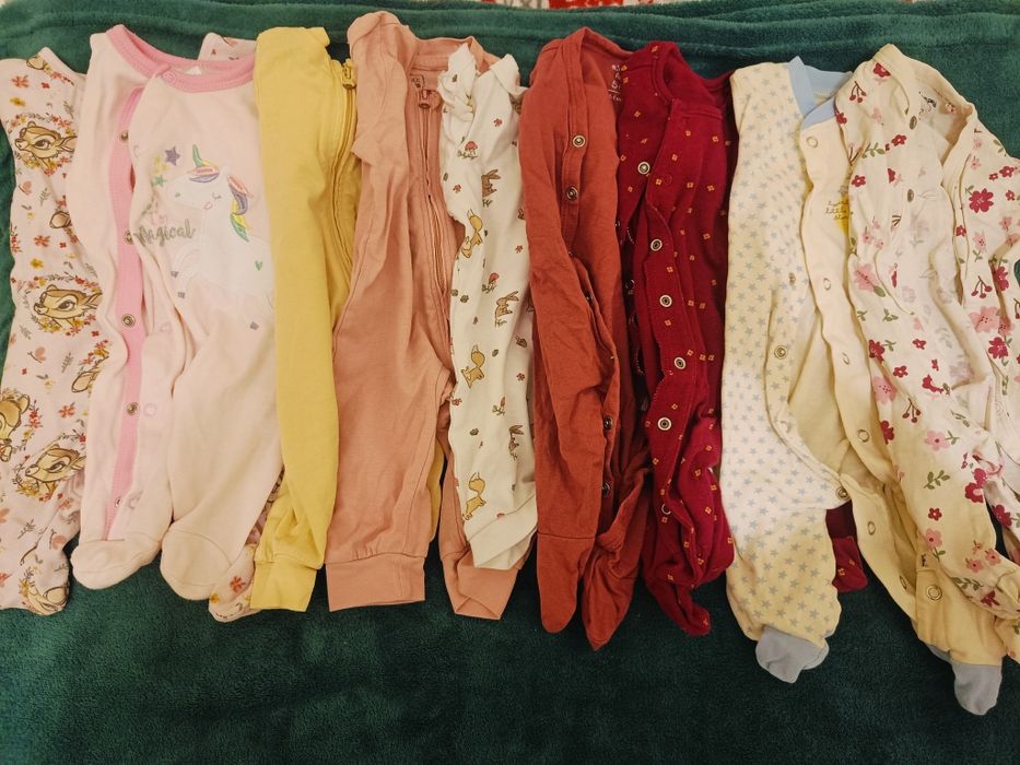 Wielka paczka ubranek dla dziewczynki