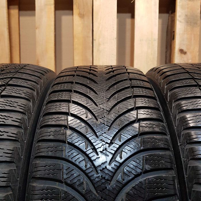 Michelin Alpin A4 205/55/16 7.5-6.5мм Шини Зимові (4шт) з Європи б/в