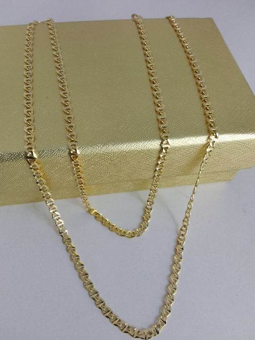 Złoty łańcuszek wzór Gucci złoto 585 długość 45cm