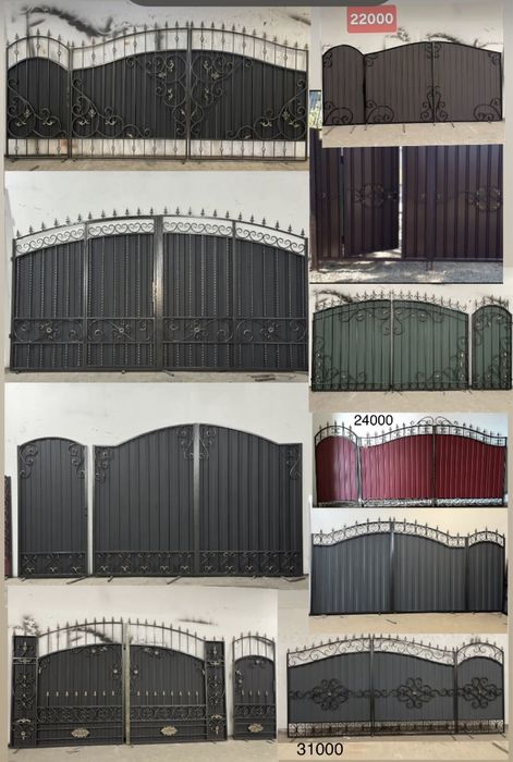 Вхідні металеві двері та ворота (по вашим розмірам)