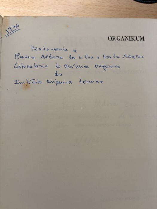 Organikum Química Orgânica Experimental