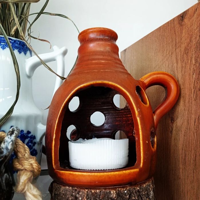 Lampion ceramiczny kamionka
