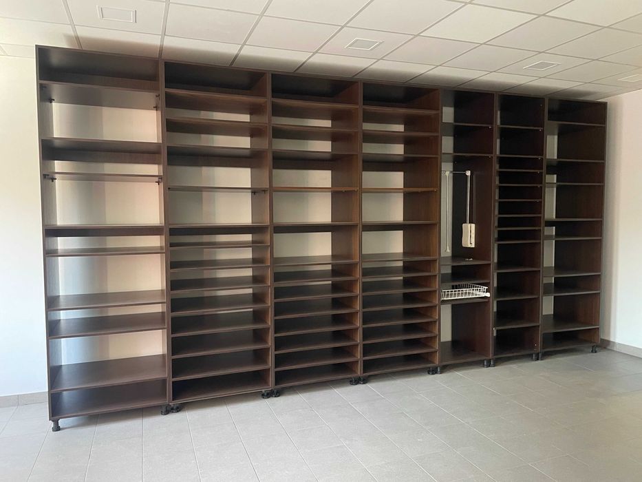 Regał sklepowy, 7 modułów