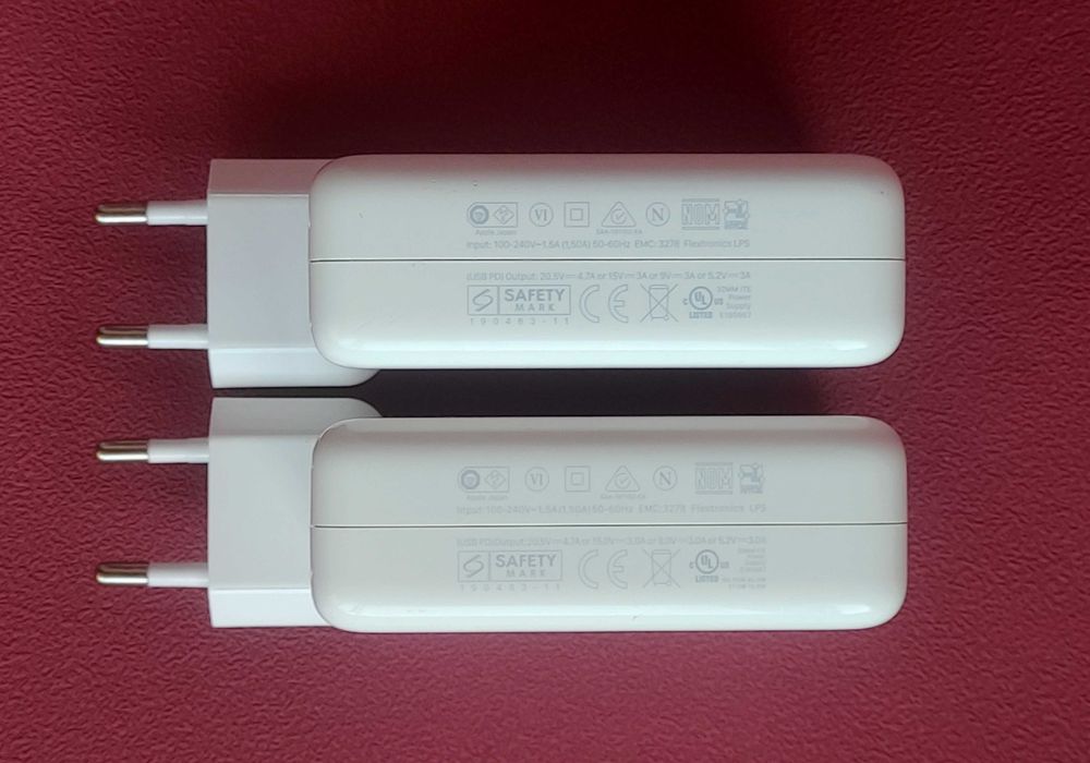 Блок питания Apple 96W USB-C MacBook Pro MacBook Air оригинал /Зарядка для Макбук Про Эйр Тайп Си Зарядное устройство Apple A2166  /ORIGINAL ЕВРОвилка
