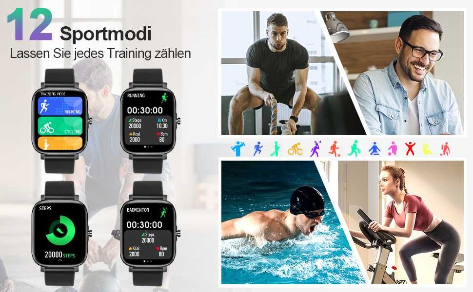 Smartwatch Zegarek fitness LRECAT TS29 Łapczyca • OLX.pl