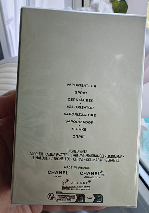 Chanel Allure home edition blanche