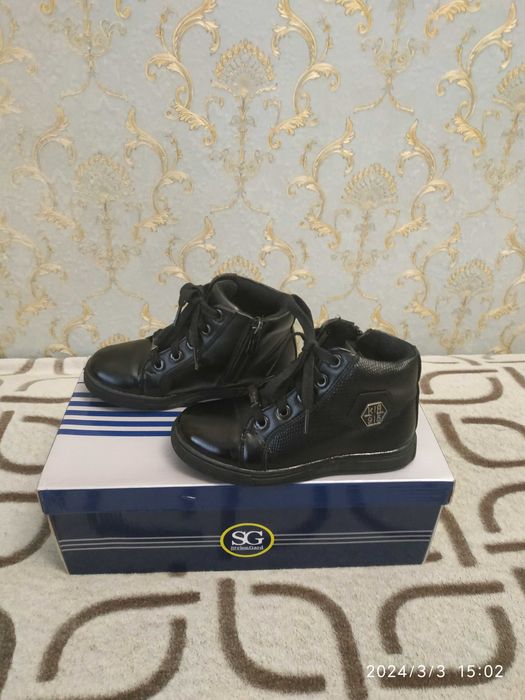 Чоботи . детские  ботинки   Kimboo  ,кожа