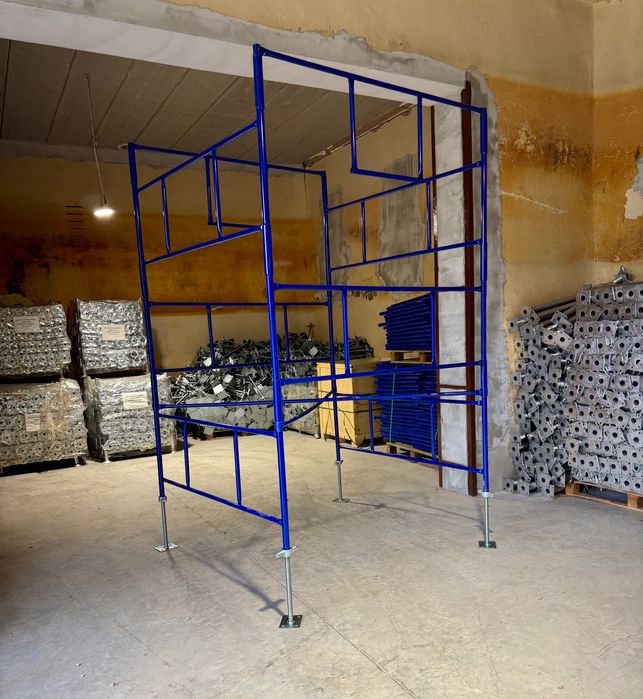 Rusztowanie Warszawskie 14 ram  Stopy do rusztowania Warszawskiego 6m