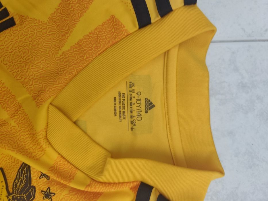 Equipamento de futebol Benfica amarela personalizada - Jéssica