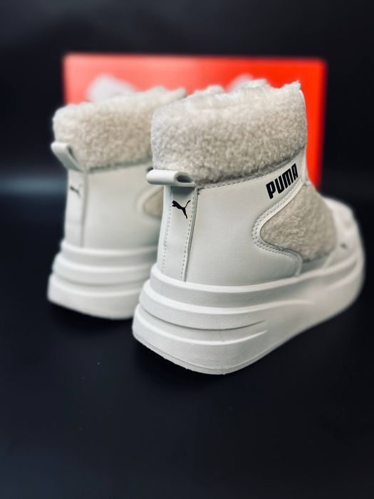 Ботинки Пума очень теплые / ботинки на высокой подошве пума женские