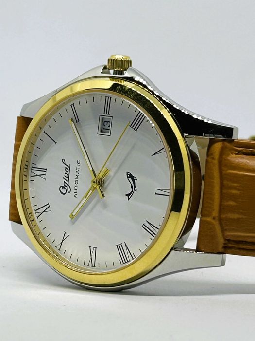 Ogival Slim Automatic Swiss Made 24G1-0845 Two Tone ETA Classic