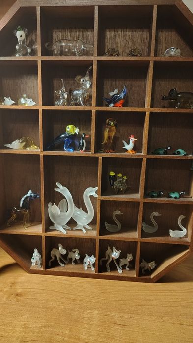 Figurki że szkła Murano