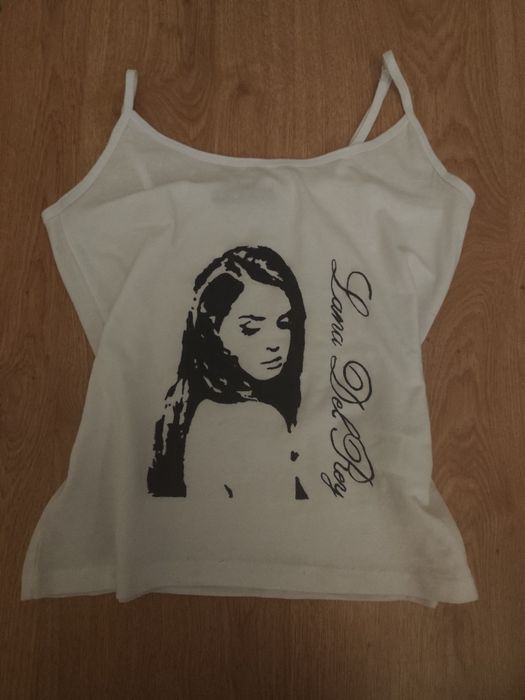 top handmade na ramiączkach lana del rey