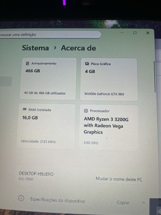 Pc Gaming Ryzen / GTX 960 / 16GB RAM