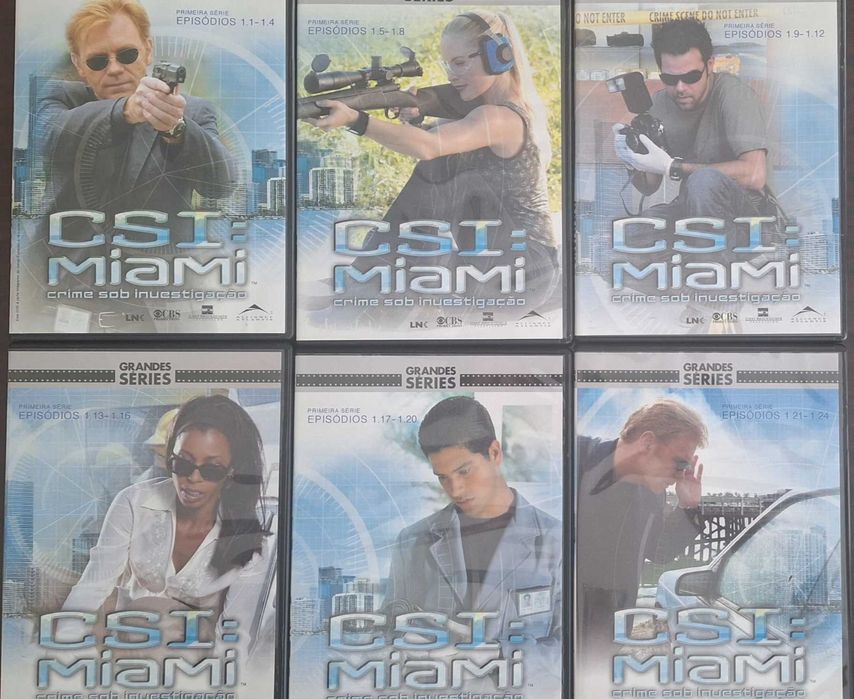 Filmes com 6 DVD serie CSI