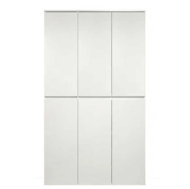 Biała pojemna szafa - garderoba