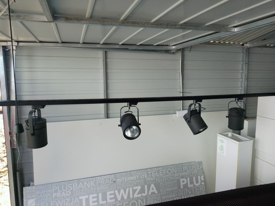 Lampa reflektory szynowe żyrandol