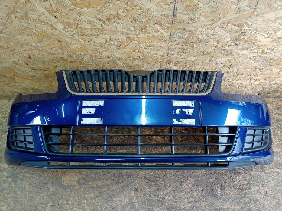 Skoda Fabia 2 FL lift zderzak przód przedni kolor D8D8 oryginał