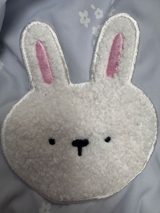 Демісезонна куртка худі George 9-12 міс з флісом зайчики для дівчинки