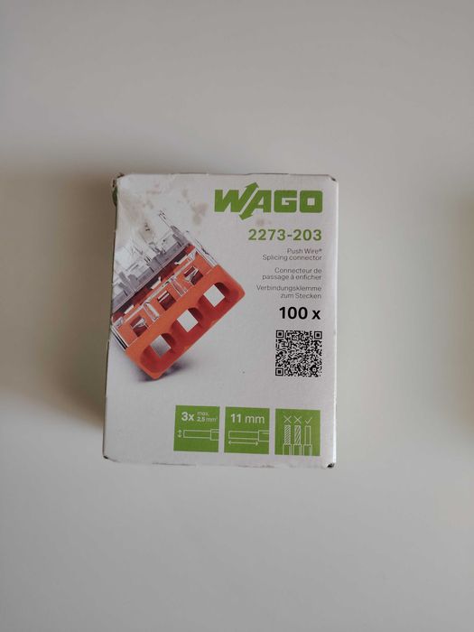 Złączki Wago 100szt
