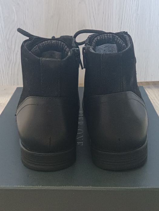 NOWE Buty męskie sztyblety czarne 43 (28,5 cm) Pier One