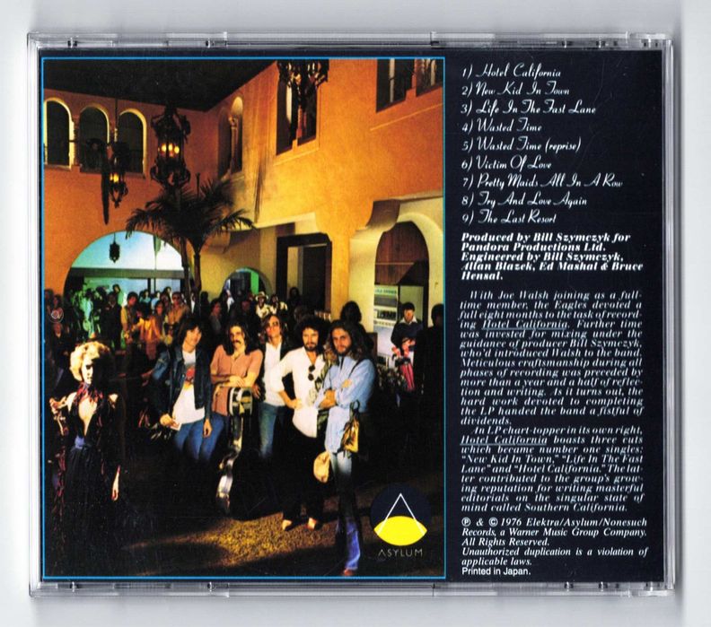 Eagles Hotel California Limited Edition 2008 SHM CD Japan