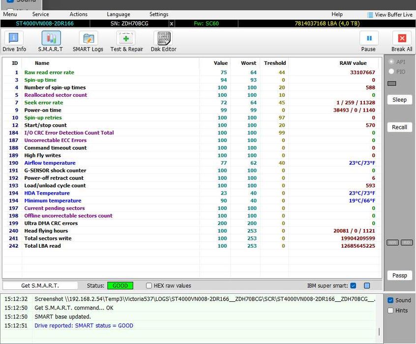 Seagate IronWolf ST4000VN008 4TB  - Mam 2szt.