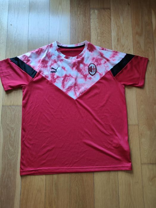 Camisola futebol adulto original Puma Ac Milan treino homem training