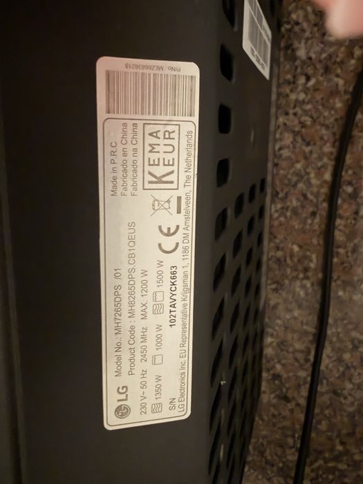 Micro-ondas LG NeoChef 32L com Grill – Excelente estado