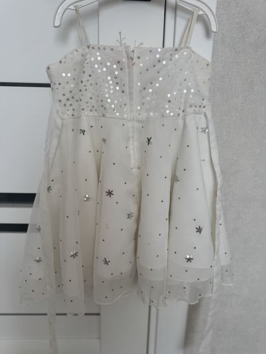 Новорічне біле плаття (сніжинка )