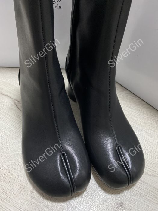 Ботинки Maison Margiela Tabi Чоботи Сапоги шкіряні Maison Margiela