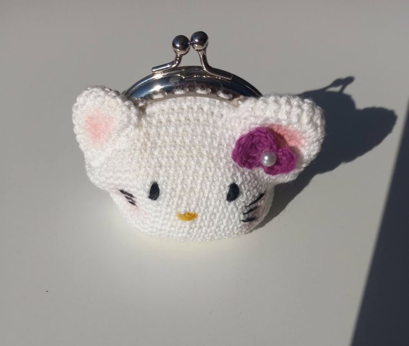 Porta-moedas artesanal em crochet – super fofo e original