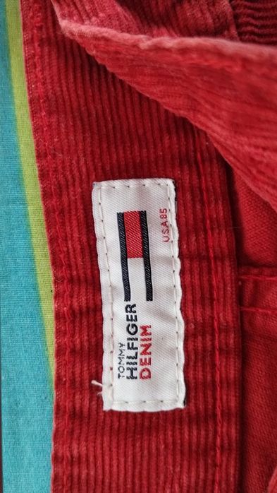 Spodnie rozszerzane sztruksy TH