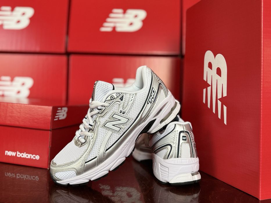 Розпродаж Кросівки жіночі, чоловічі білі new balance 740, кросовки new balance