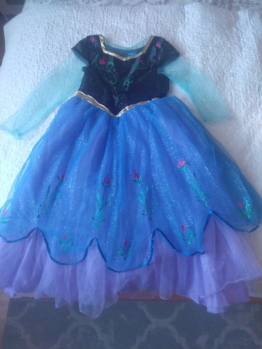 Sukienka na bal dziewczynka Kraina lodu ANNA Z ARENDEL122/128 7/8 lat