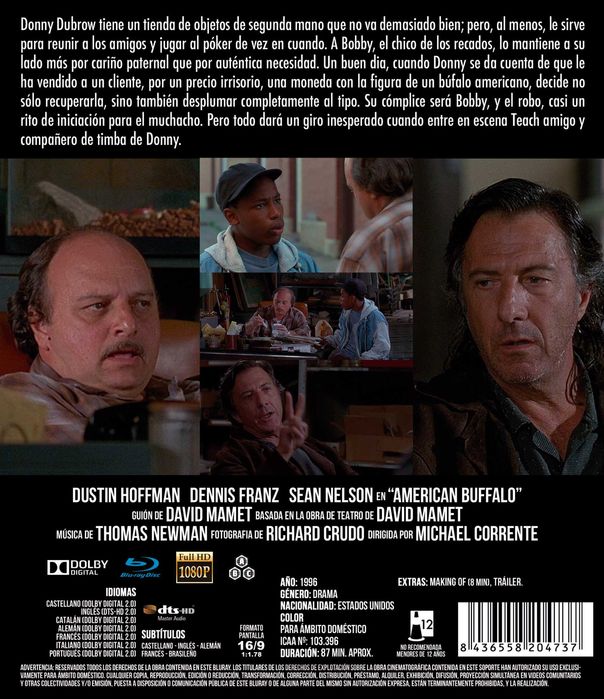 American Buffalo/Traição Fatal (Blu-Ray)-Legendado em Brasileiro