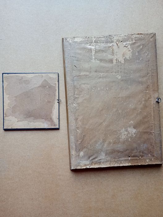 Komplet starych obrazów sygnowane