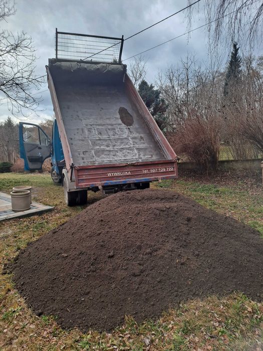 Ziemi ogrodowa siana czarnoziem humus KRAKÓW i okolice mała wywrotka