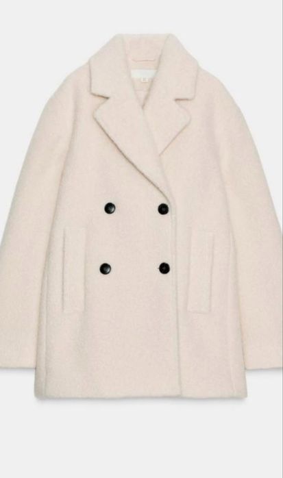 Пальто букле Zara XL
